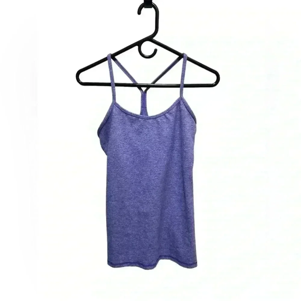 LULULEMON PURPLE POWER Y TANK TOP - Picture 1 of 3